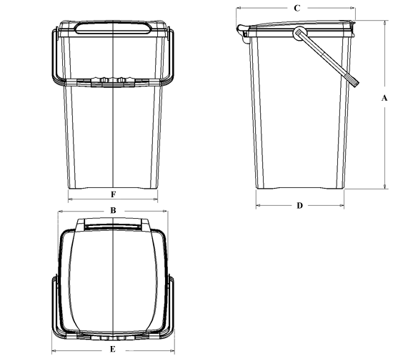 ΟΙΚΙΑΚΟΙ ΚΑΔΟΙ 10 LT - 50 LT